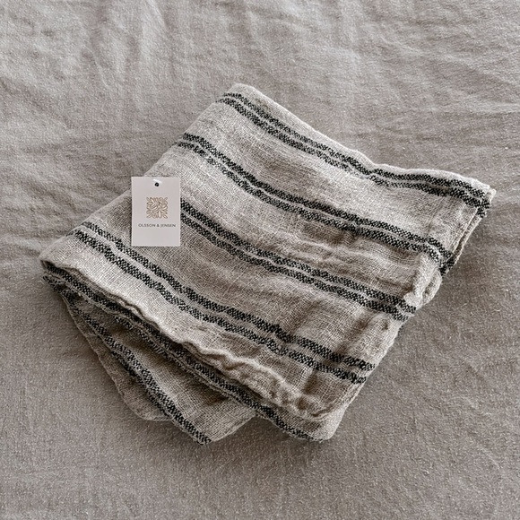 NWT Swedish Rustic Linen Pillow Cover - Picture 1 of 8